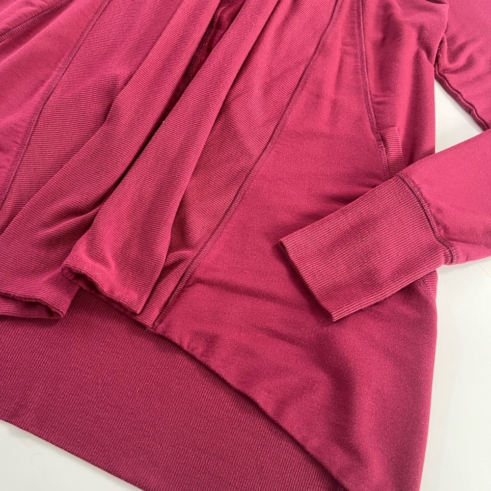 Quince Modal French Terry Cardigan Rose Pink Thumbhole Size Medium - Picture 6 of 12